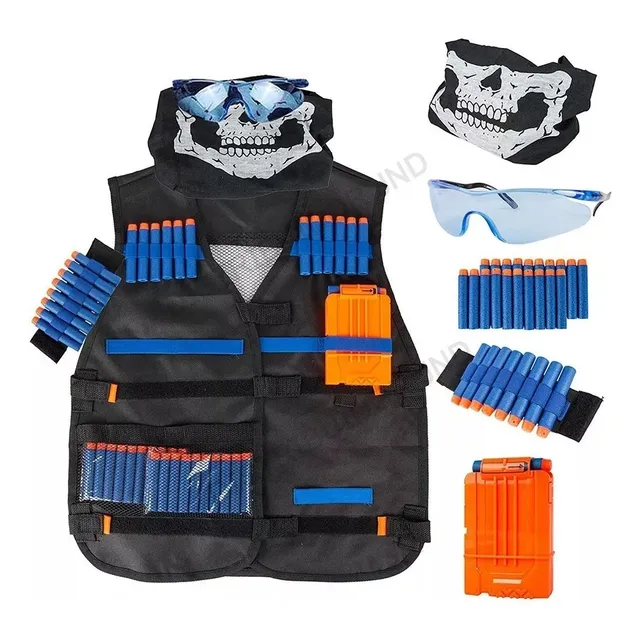 Kit De Chaleco Táctico Para Niños Para Nerf Guns N-strike