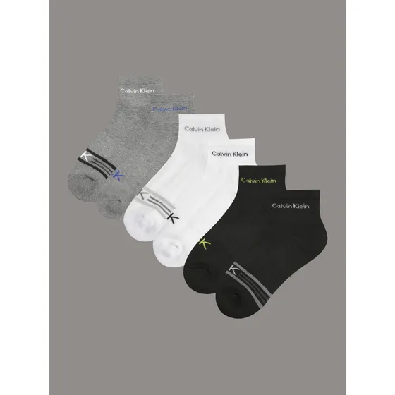 Pack 6 Calcetines Cushion Quart Multicolor Calvin Klein