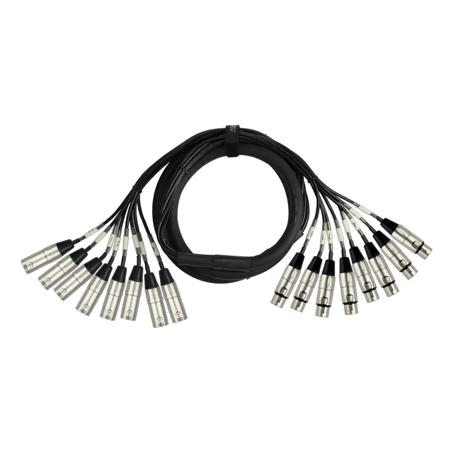 Cable Multi-track Snake 8 Canales Xlr Macho A Hembra 5 M