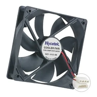 Fan Cooler Ventilador Extractor 12x12cm 4 Pin Case 12v Molex