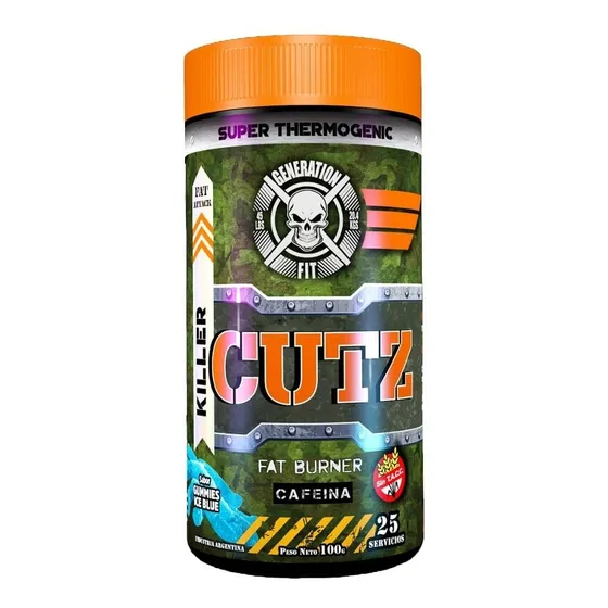 Quemador De Grasa Killer Cutz Generation Fit 100 Gr Sin Tacc