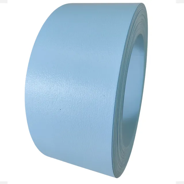 Fita De Borda Pvc Formica Azul Frances 64mm X 20m Acabamento
