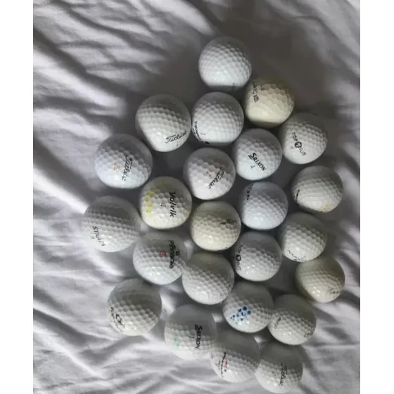 Pack De 50 Pelotas Variadas Economicas Blanco