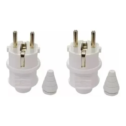 Pack 2 Enchufe Macho Generador Schuko 16 Amp