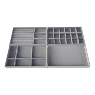 Organizador De Bandejas De Joyería De 4 Piezas, Divisor De Organizador De Bandejas De Joyería De 4 Piezas, Divisor De