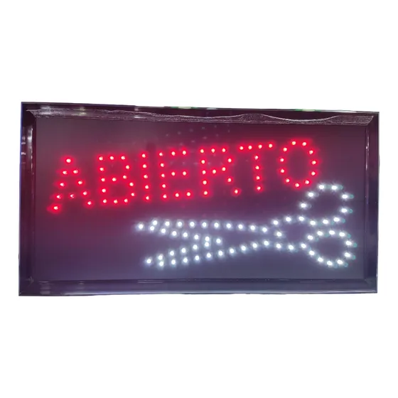 Aviso Luminoso Led Para Barbería Peluquería 