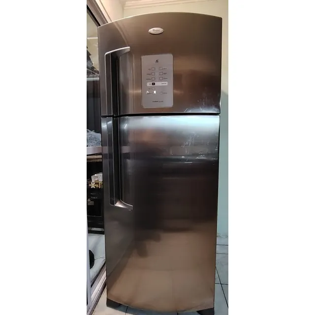 Heladera Whirlpool 6to Sentido Plateado