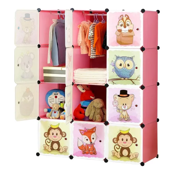 Organizador De Ropa Armario Tela Closet Niños Extra Grande