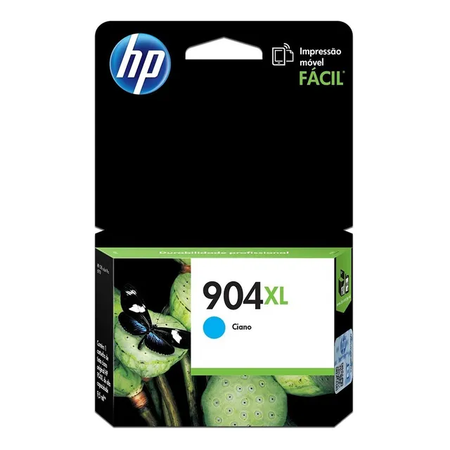 Cartucho De Tinta Hp 904xl Cian Original (t6m04al).