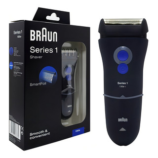 Afeitadora Braun Series 1 130s Azul Oscuro 220v Afeitadora Braun Series 1 130s Azul Oscuro 220v