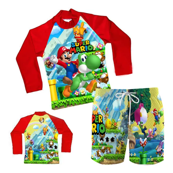 Conjunto Playero Niño Bañador Mario