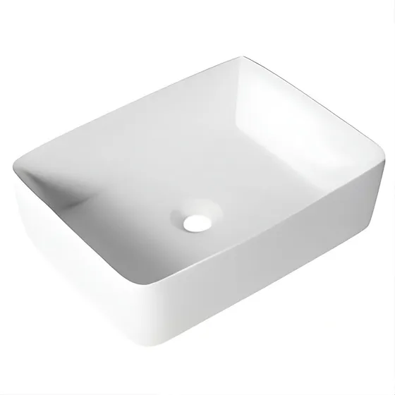 Bacha De Apoyo Rectangular 48x37x13 Loza Gappo