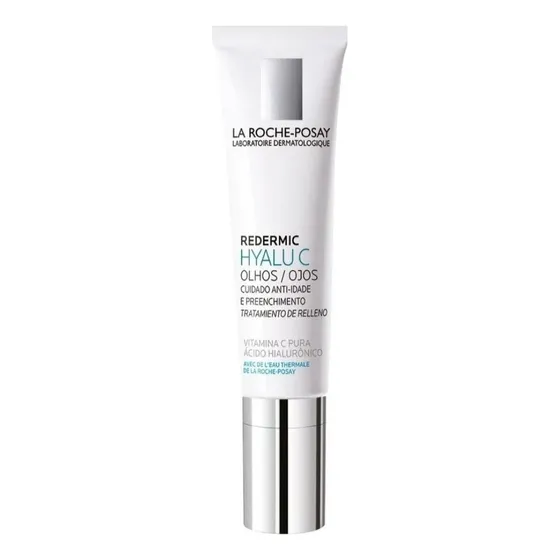 Crema Hyalu C Ojos La Roche-Posay Facial día/noche para piel sensible de 15mL/14g 18+ años