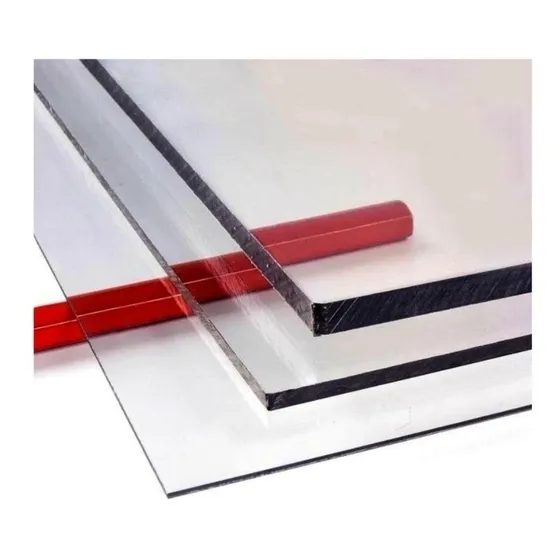 Policompacto Cristal 3mm 1.22m X 2.00 Simil Vidrio Doble Uv Incolor
