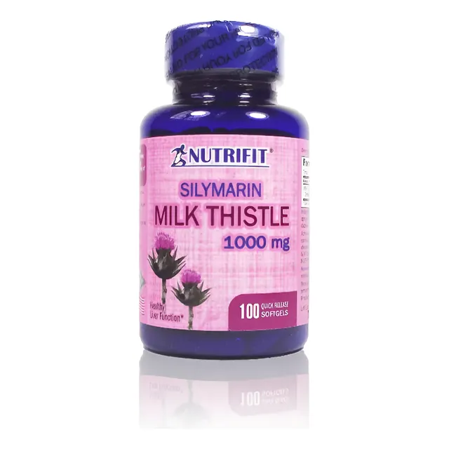 Silimarina Cardo Mariano Milk Thistle 1000mg  100 Capsulas