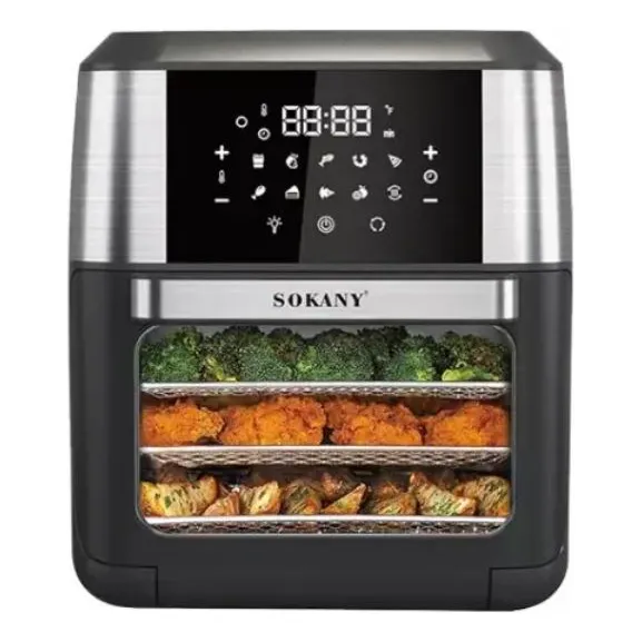 Freidora De Aire 12 Litros Digital Tipo Horno Sokany 8029