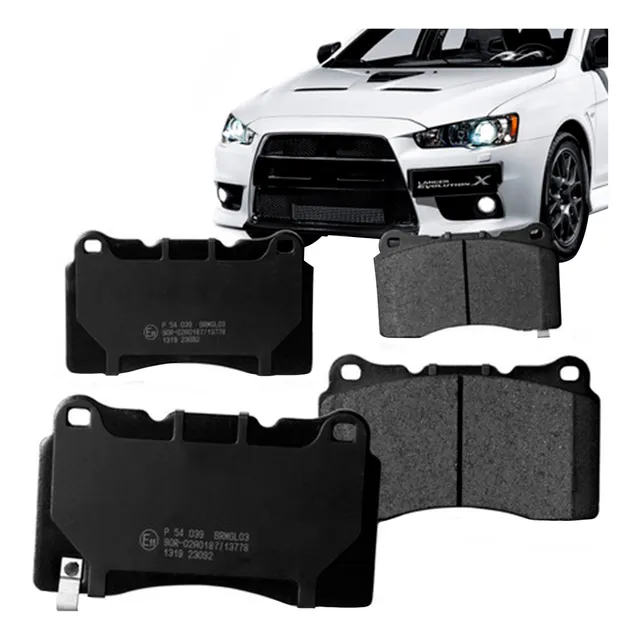 Jogo Pastilha Freio Diant Lancer Evolution X 12 13 Low Metal