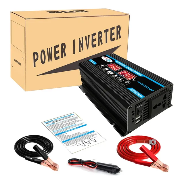 12v-220v 4000w Smart Digital Car Inverter