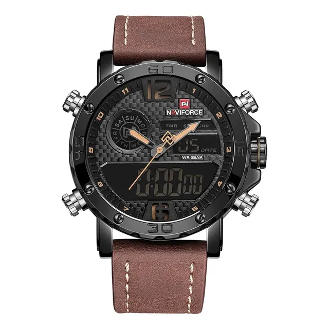 Reloj De Caballero Casual Analogico Digital Naviforce 9134
