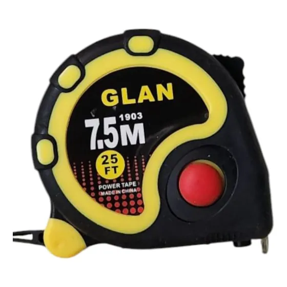 Cinta Métrica Profesional 7.5 Metros Triple Freno Metálica