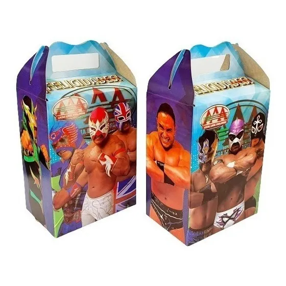 Lucha Libre 25 Cajas Dulceras Articulos De Fiestas