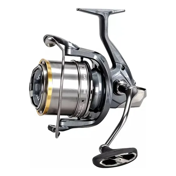 Molinete Frontal Okuma Flite Surf (FLS35-1500AY) Lance Costa 3 Carretes Conico color Plateado