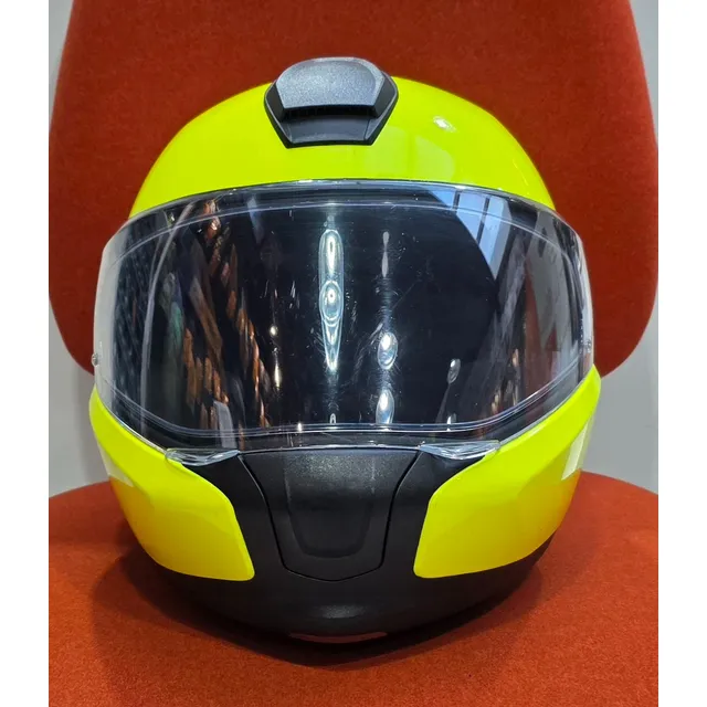 Casco Para Moto Motocross Bmw Carbon Evo Gs Amarillo Solido L