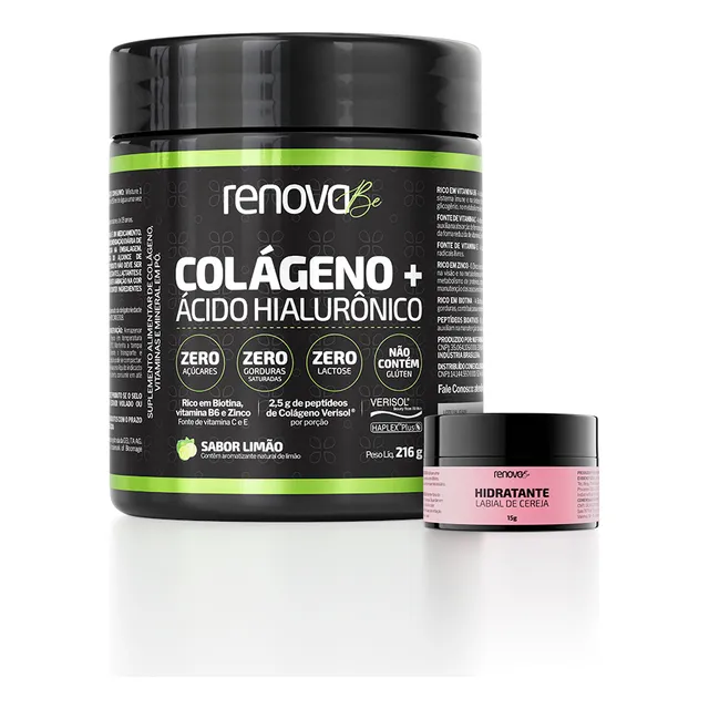 Colágeno Renova Be Verisol + Ácido Hialurônico Com Biotina