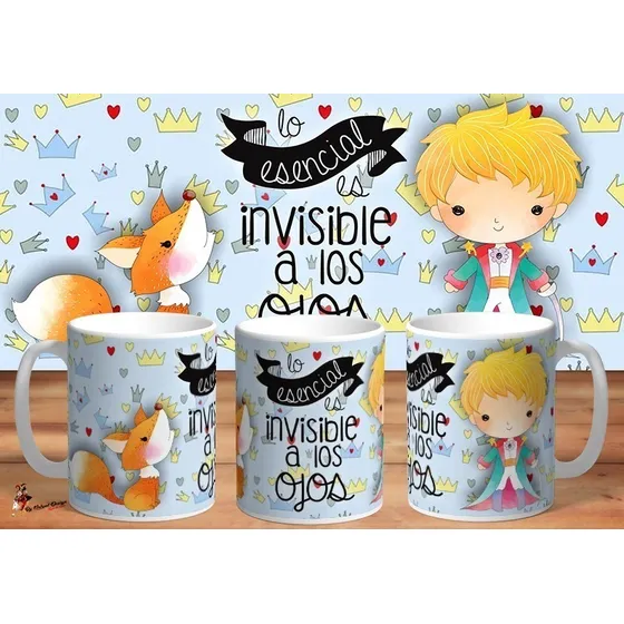Taza De Ceramica El Principito 4k Art 01