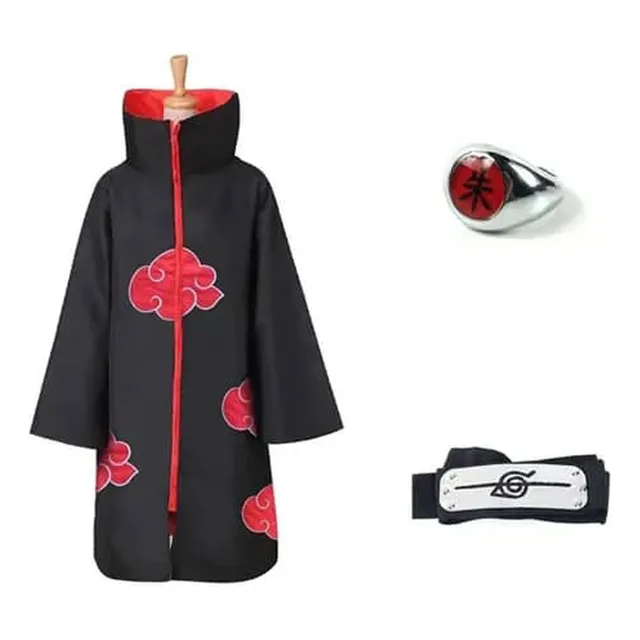 Cosplay Itachi Capa Akatsuki Naruto Shippuden Anime 