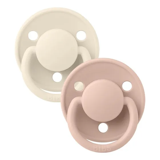 Kit 2 Chupetas Latex Bico Redondo De Lux Bibs