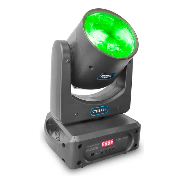 Cabeza Móvil Led Beam Steelpro 100w Rgbw Dmx512 Estrobo