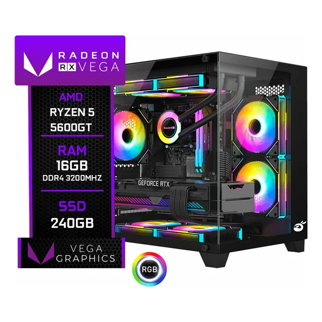 Pc Gamer Trigger Amd Ryzen 5 5600gt Ssd 240gb 16gb Ram Ddr4