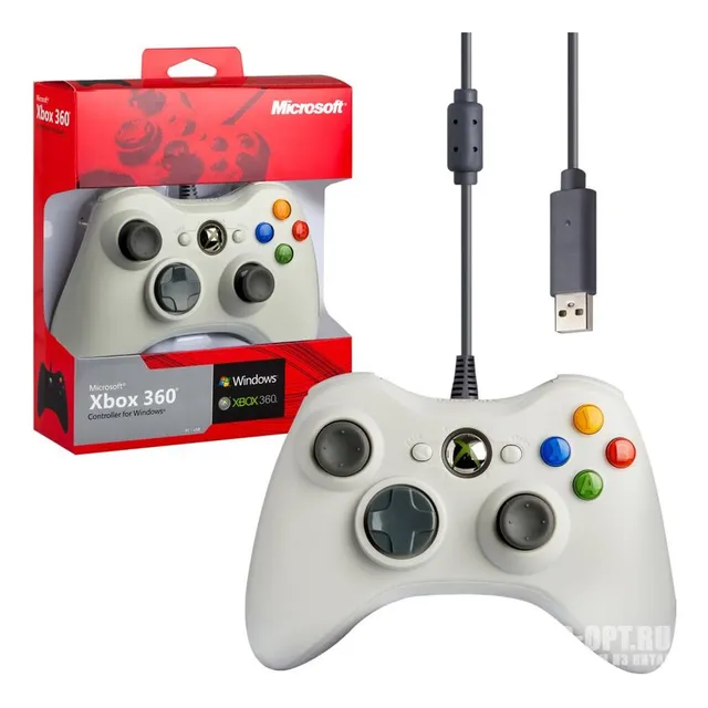 Control / Mando De Xbox 360 Alámbrico Compatible Con Pc 
