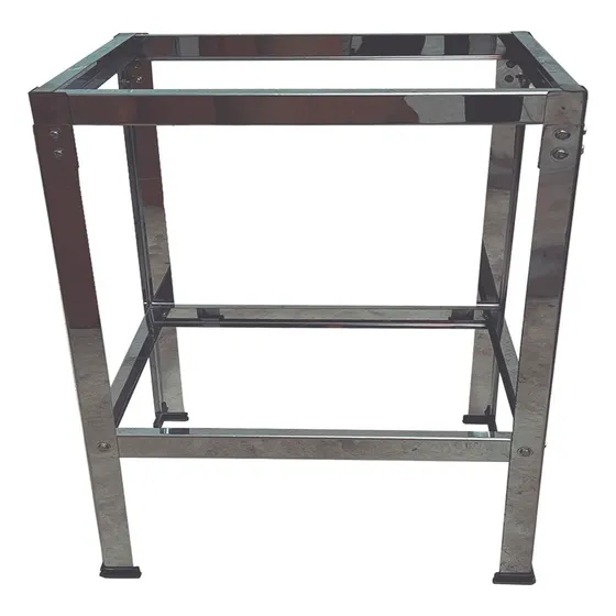 Suporte Mesa Para Braseiro Laurindos 52x34cm Inox