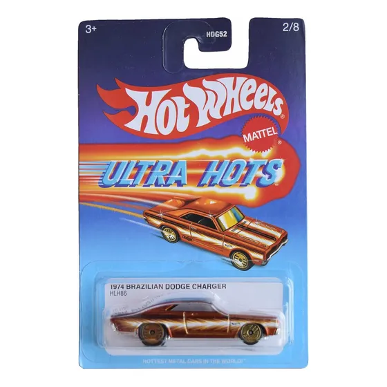 Vehiculo de Juguete Brazilian Dodge Charger Ultra Hots 1974 Hot Wheels