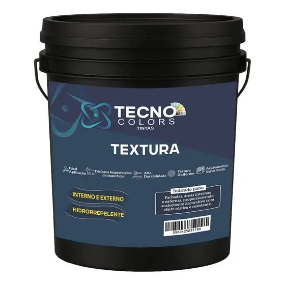 Textura Parede Premium Hidrorrepelente Kit 2 Baldes 50 Kg