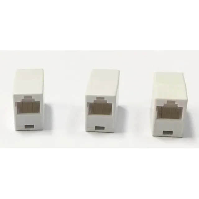 Adaptador Para Cable De Red Rj-45 Utp Empalme Union Hembras