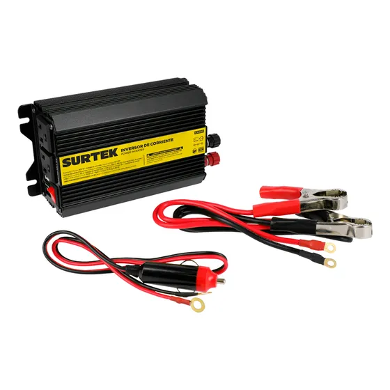 Inversor De Corriente 12 V Dc - 120 V Ac, 400 W Surtek