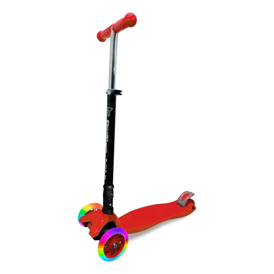Monopatín M9 3 Ruedas Con Luces Hasta 60 Kg Plegable