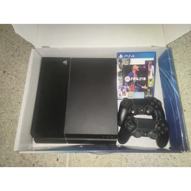 Playstation 4 Usado 2 Controles Y Fifa 21
