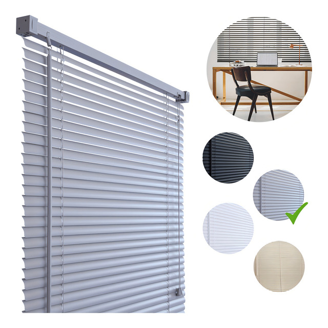 Persiana Cortina Quarto Cozinha Horizontal L 140 X A 130cm Cor Cinza Persiana Cortina Quarto Cozinha Horizontal L 140 X A 130cm Cor Cinza