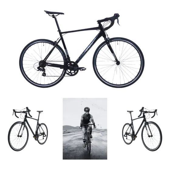 Bicicleta Speed Tsw Tr30 14v 2024 Road Ciclismo Cor Preto Tamanho Do Quadro 51 Cm