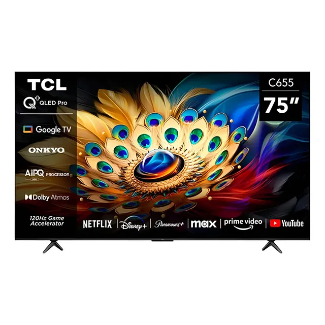 Tv Tcl 75  Qled 4k Hdr Pro Google Tv 75c655