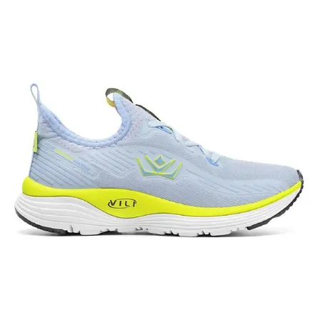 Tênis Vili All Journey Feminino Caminhada Academia Confortável Azul-claro 36 Br