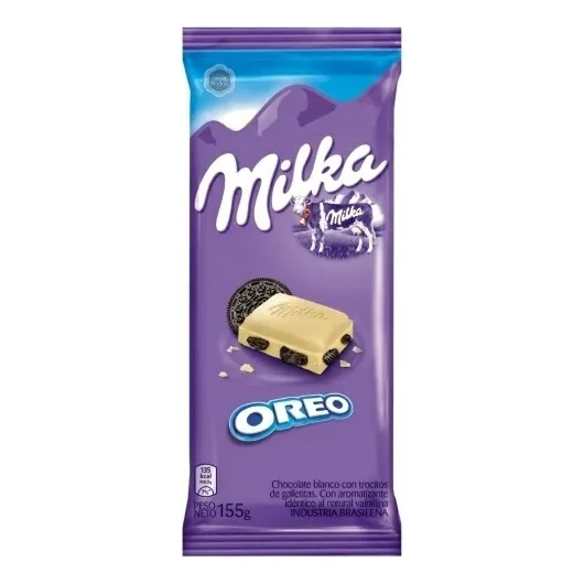 Chocolate Milka Oreo Blanco Grande 155 Gr