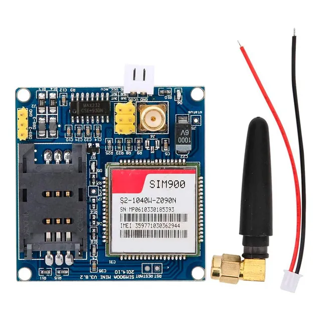 Tecneu Mini Módulo Sim900 Gsm Gprs 4 Bandas Antena