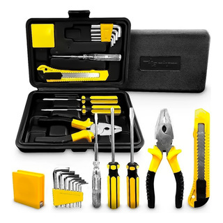Kit Jogo De Ferramentas Com Maleta 11 Peças Uso Geral Kit Jogo De Ferramentas Com Maleta 11 Peças Uso Geral