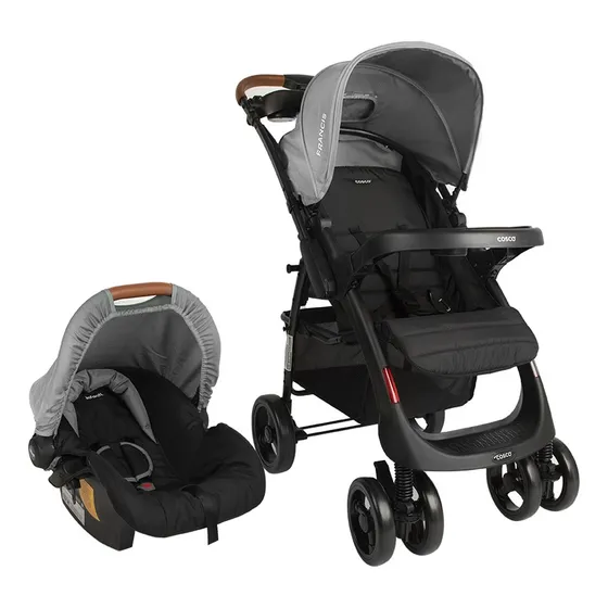 Coche Travel System Francis Liviano Y Fácil En Color Grey Cosco