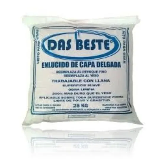 Enlucido Interior De Capa Delgada Das Beste. Bolsa X 25 Kg